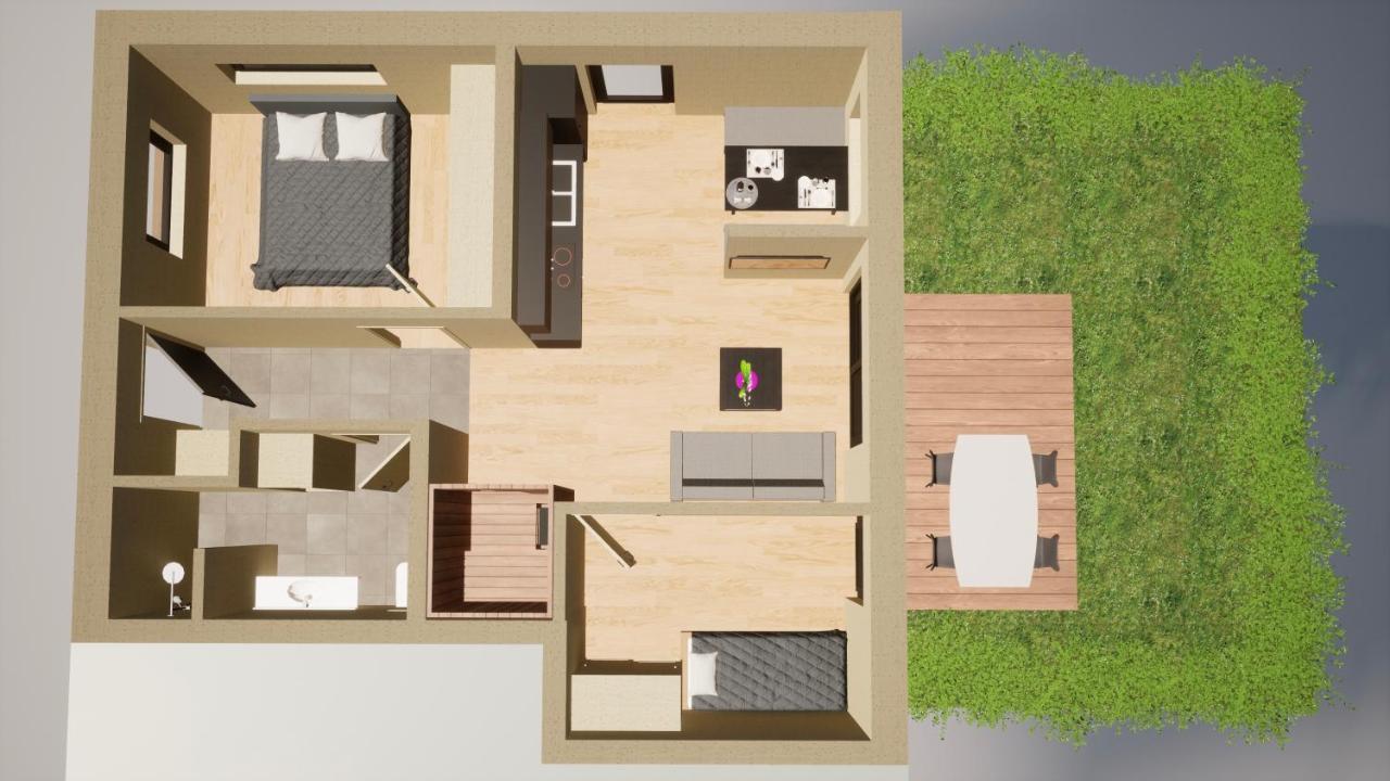 Black Forest Lodges - Gehobene Ferienwohnungen Mit Privatsaunas Tulfes Exterior foto
